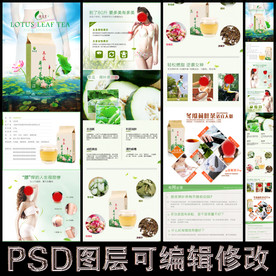 冬瓜荷叶茶 瘦身详情页