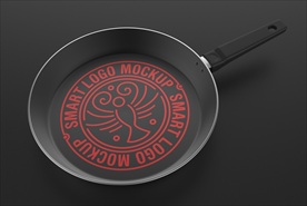 厨具平底锅logo样机