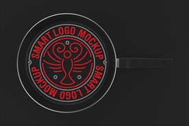 厨具平底锅logo样机