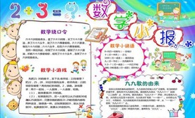 WORD手抄报 PSD数学小报