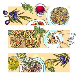披萨美食