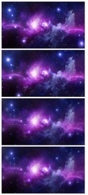 炫酷震撼慢速黑色星空