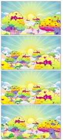 童心是小鸟 LED舞台背景视频
