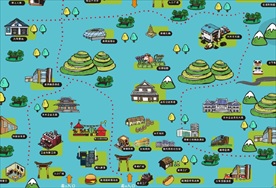 矢量手绘地图