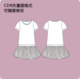 春夏装学生连衣裙子短裙童装女装