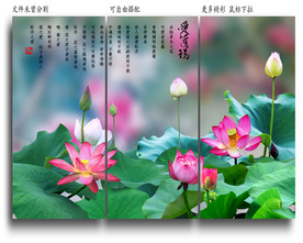 国画荷花