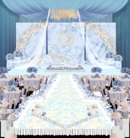 蓝色小清新婚礼