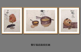 餐厅挂图