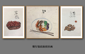 餐厅挂图