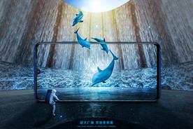 梦幻手机星芒新品宣传广告设计