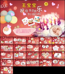 生日PPT相册