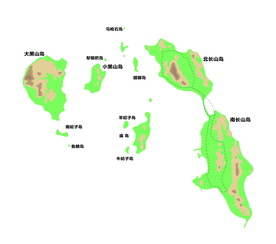 长岛示意图