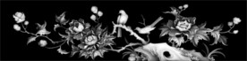 四季花鸟灰度图