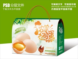 卡通风格鸡蛋包装设计