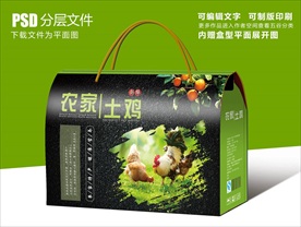 农家土鸡食品包装设计