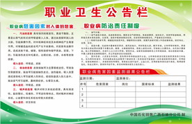 职业卫生公告栏