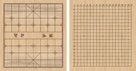 木质底纹象棋围棋棋盘分层矢量图