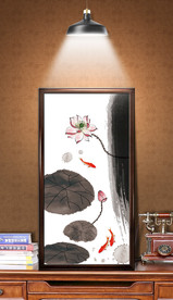 中国风水墨玄关画