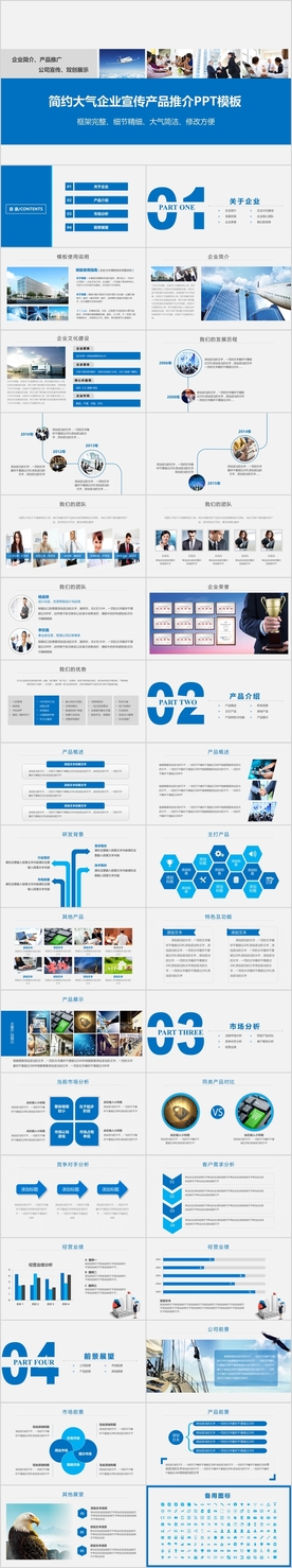 产品宣传公司介绍PPT模板