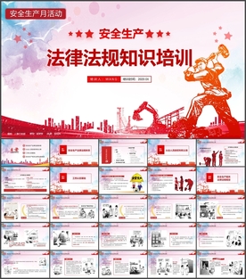 安全生产法律法规知识培训PPT