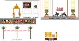 东南亚美食节布置