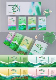 无量山绿茶包装设计