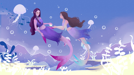 美人鱼插画