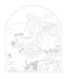 山水画