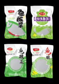 鱼酸菜平面分层展开图
