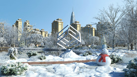 雪景 小区雪景