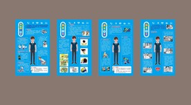 急救宣传挂画图