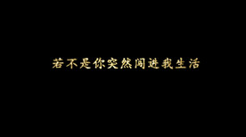 陈雪凝 - 绿色歌词pr模板