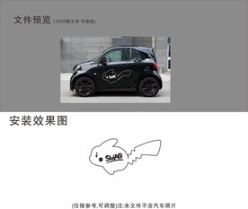 smart车贴