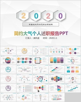 时尚个人述职报告工作总结PPT