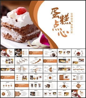 蛋糕点心美食PPT