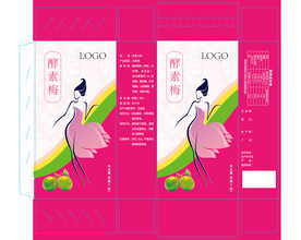 酵素梅彩盒