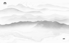 高端 新款山水画 tif分层