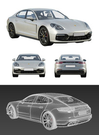 2019保时捷帕纳梅拉3D模型