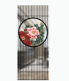 新中式 牡丹花 UV高清印刷图