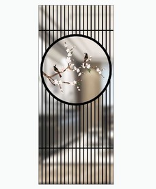 新中式 梅花鸟 UV高清印刷图