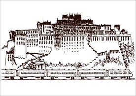 宏伟建筑 简笔画