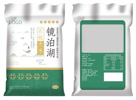 清新风格大米包装
