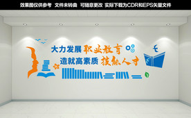 职业教育文化墙