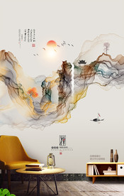 水墨山水画