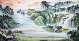 办公室山水画