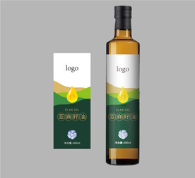 亚麻籽油标签