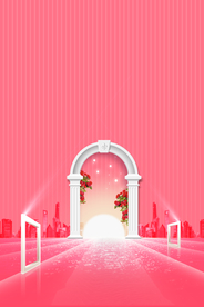 门 红毯 婚礼 庆典 设计