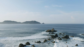 海边岩石 大海