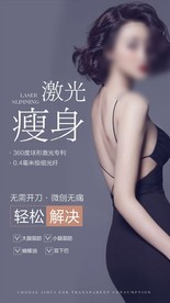 瘦身医美宣传海报展示