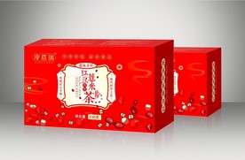 红豆薏米茶 （平面图+效果图）